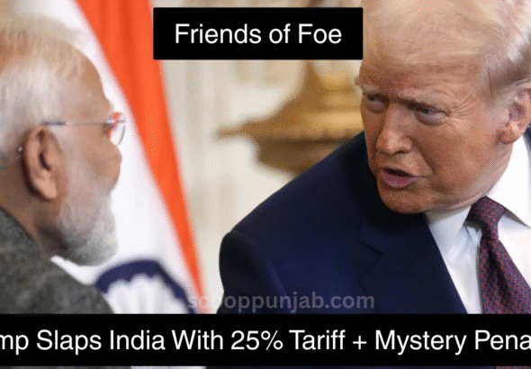 “Trump Slaps India With 25% Tariff + Mystery Penalty — Friend or Foe?”
