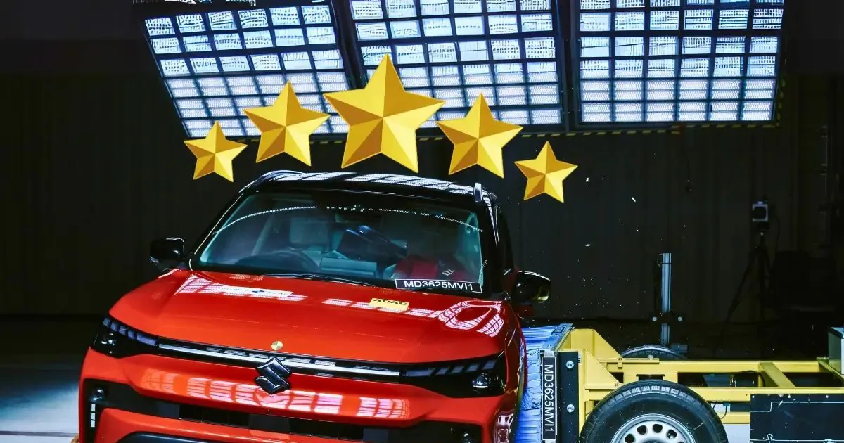 Citroën Aircross Bags 5-Star Safety Rating in Bharat NCAP Crash Tests Citroën Aircross Bags 5-Star Safety Rating in Bharat NCAP Crash Tests