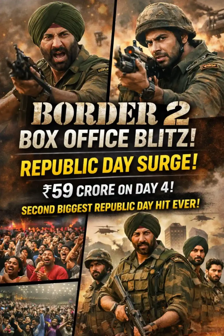 Border 2 Box Office Day 4: Sunny Deol War Epic Roars to Life with a Massive Republic Day Surge