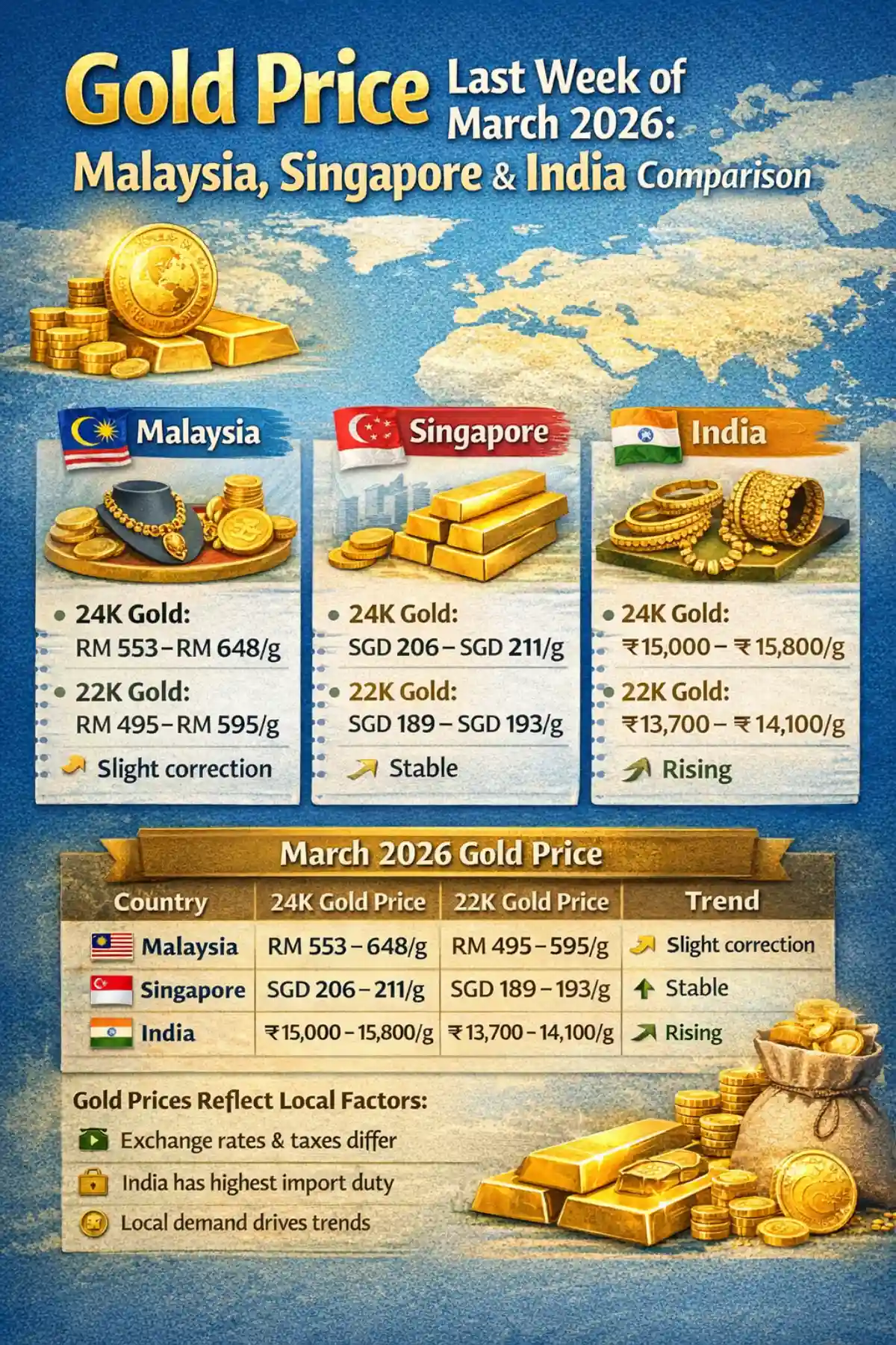 🪙 Gold Price – Last Week of March 2026
