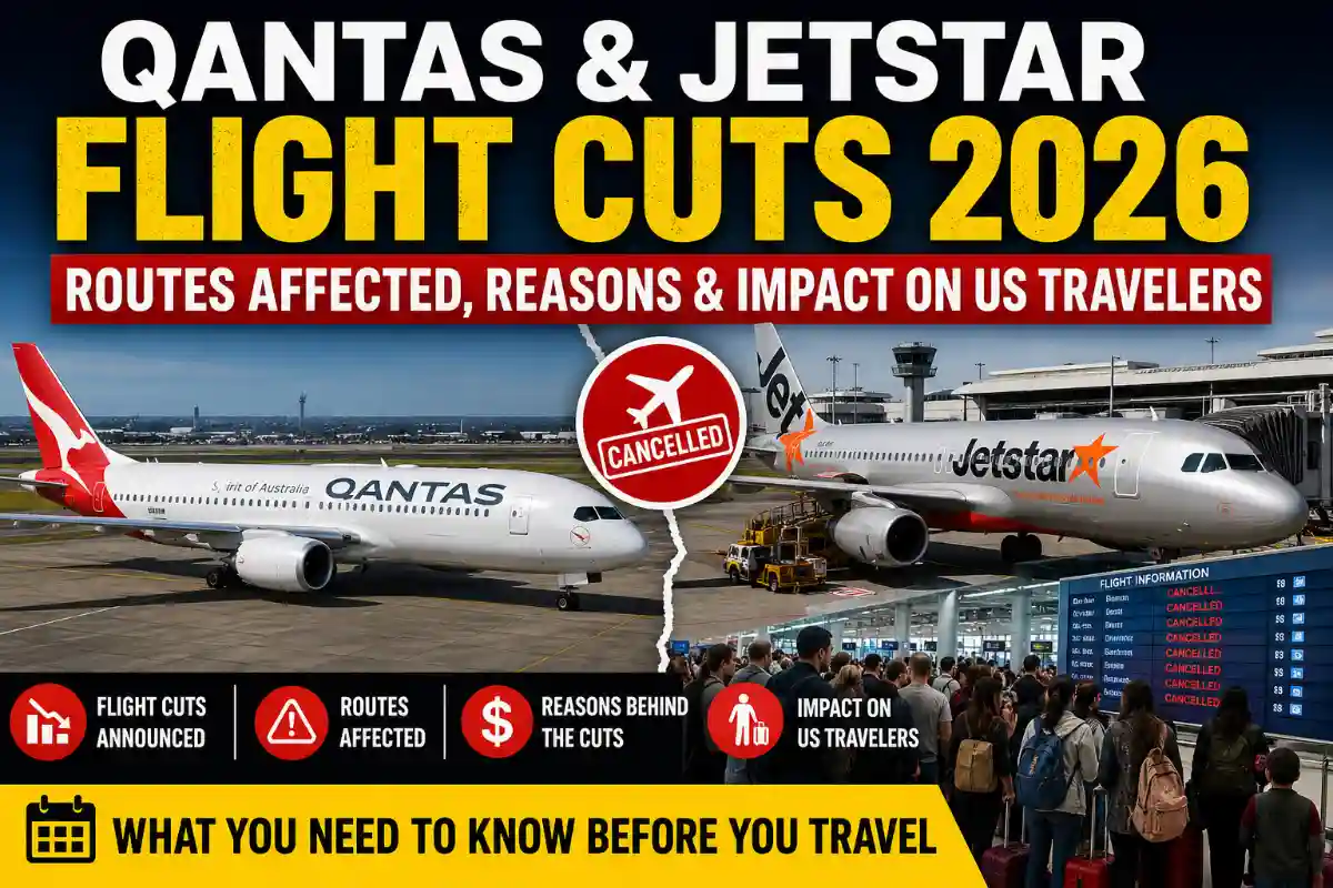Qantas & Jetstar Flight Cuts 2026: Routes Affected, Reasons & Impact on US Travelers
