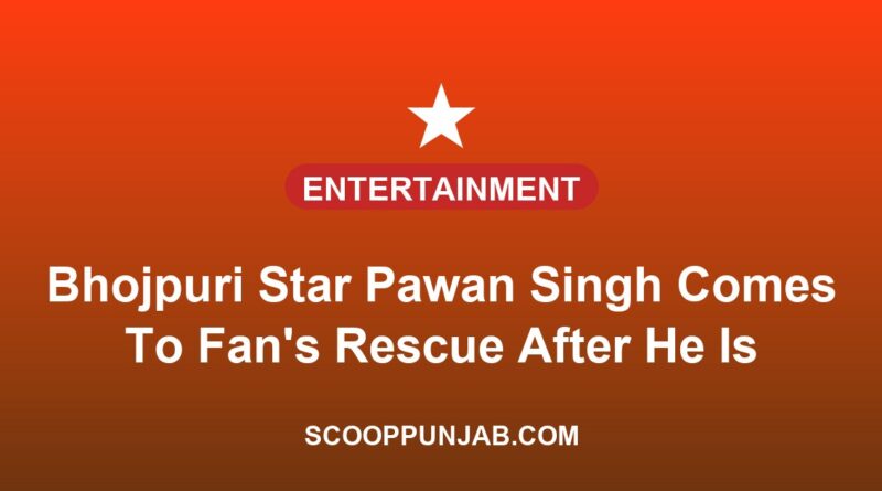 Bhojpuri Star Pawan Singh Comes To Fan’s Rescue After He Is Thrown Off Stage, Video Goes Viral