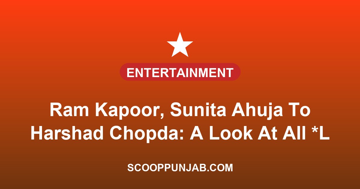 Ram Kapoor, Sunita Ahuja To Harshad Chopda: A Look At All *Lock Upp* Contestants Ram Kapoor, Sunita Ahuja To Harshad Chopda: A Look At All *Lock Upp* Contestants
