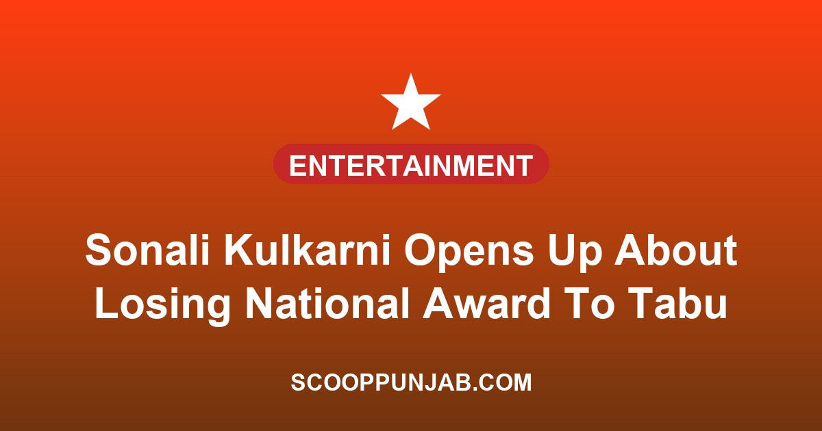 Sonali Kulkarni Opens Up About Losing National Award To Tabu: “I Was So Angry And Jealous”