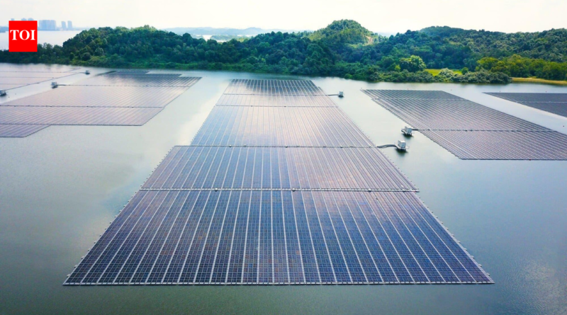 Singapore covered a reservoir with 122,000 floating solar panels; it now powers 5 water-treatment plants and cuts 32,000 tonnes of CO₂ every year