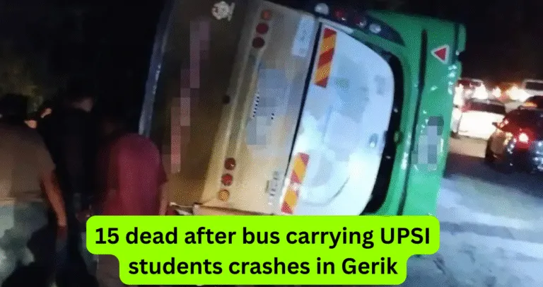 15 dead after bus carrying UPSI students crashes in Gerik 15 dead after bus carrying UPSI students crashes in Gerik